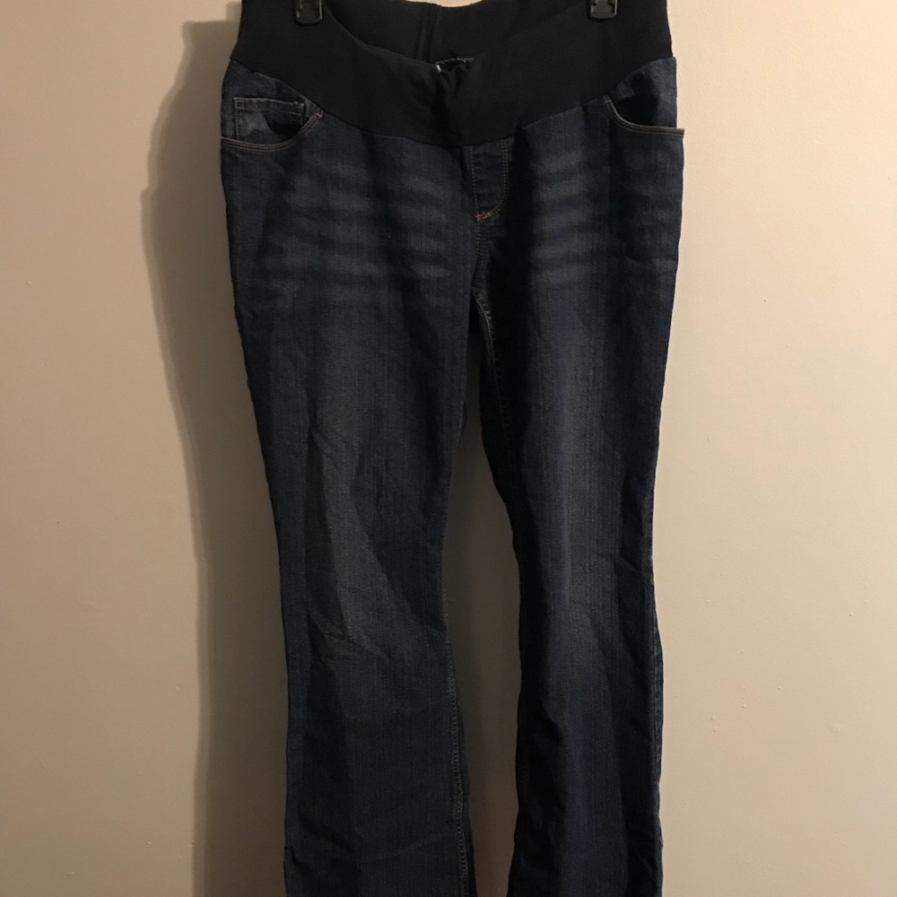 Boot cut maternity jeans